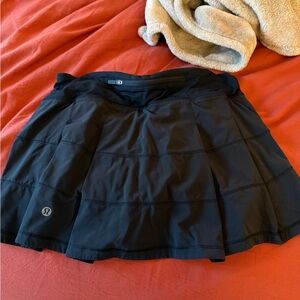 lululemon Pace Rival Mini Skirt Black